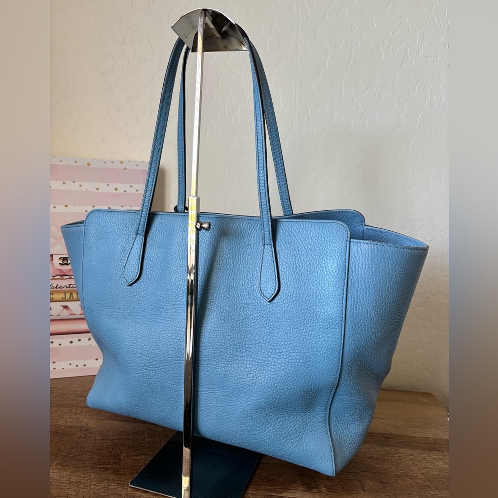 GUCCI Swing Leather Tote Bag - Picture 5 of 16